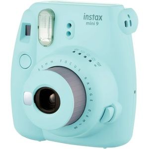 NEW Fujifilm Instax Mini 9 Ice Blue Polaroid Camera